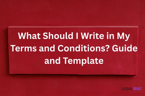 What Should I Write in My Terms and Conditions? Guide and Template