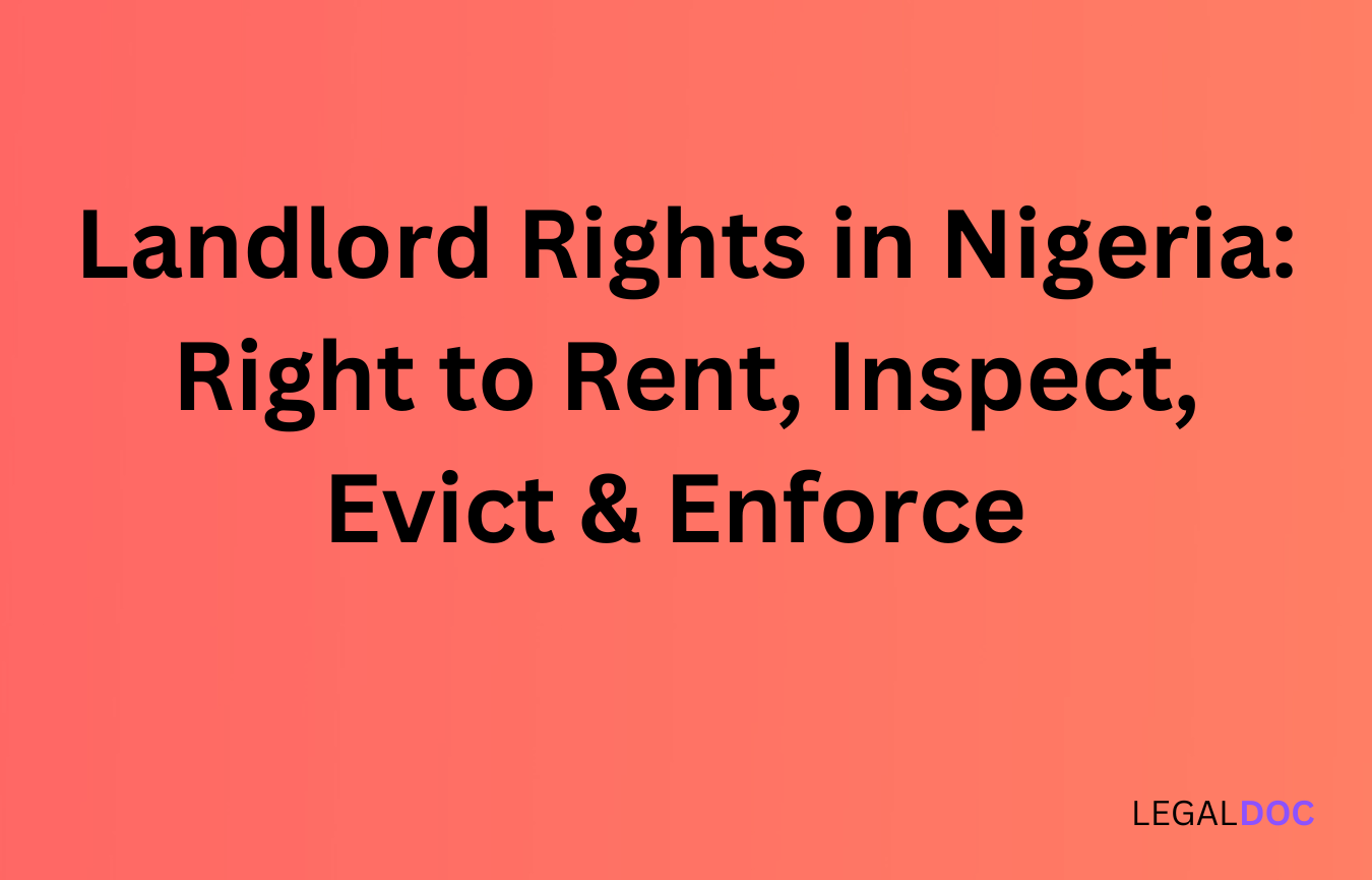 Landlord Rights in Nigeria